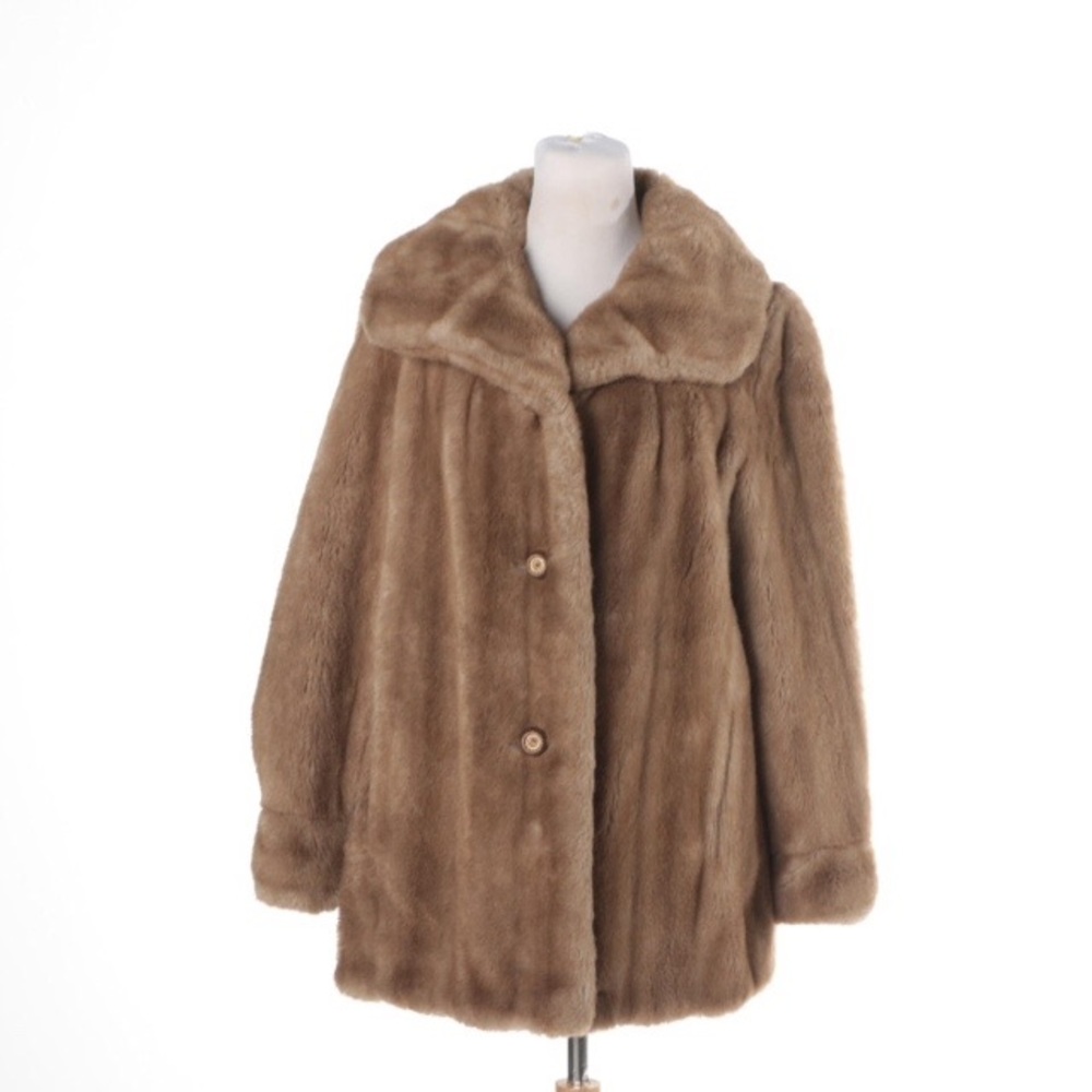 Vintage Grandella Faux Fur Coat